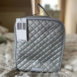 Vera Bradley silver lunch box